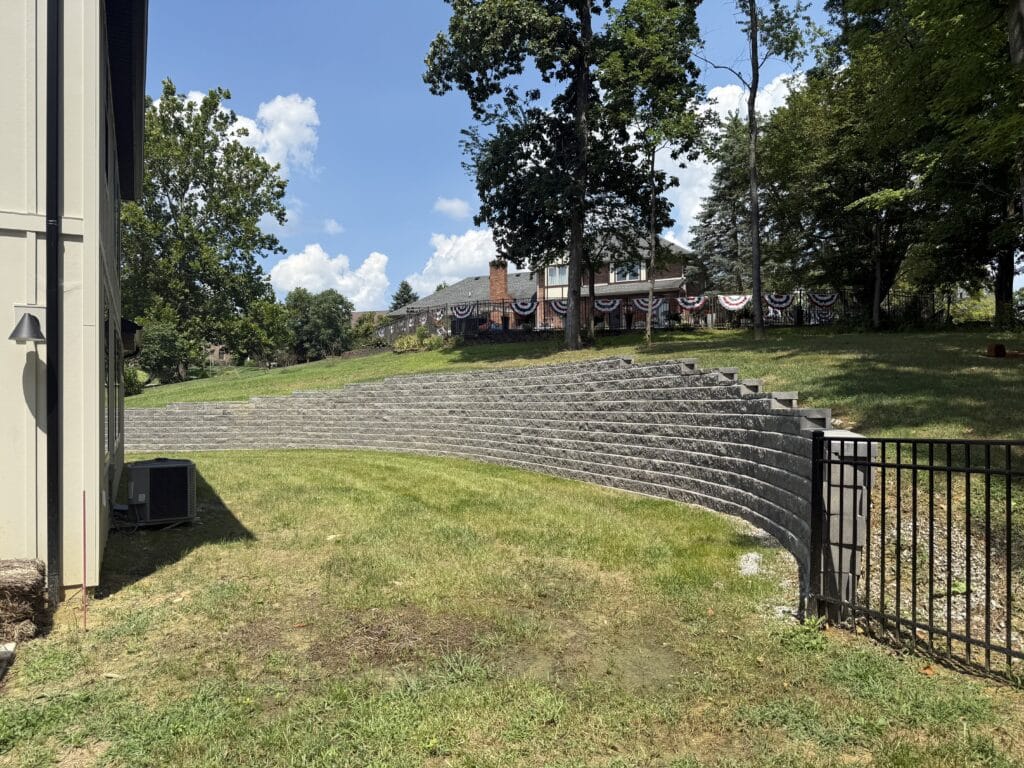 Cincinnati Landscaping Company Blue Ash, retaining wall contractors near me